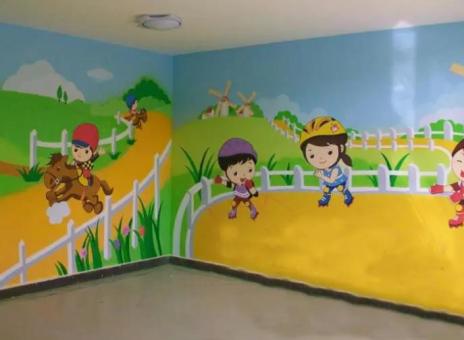 咸宁幼儿园墙体彩绘制作流程及注意事项